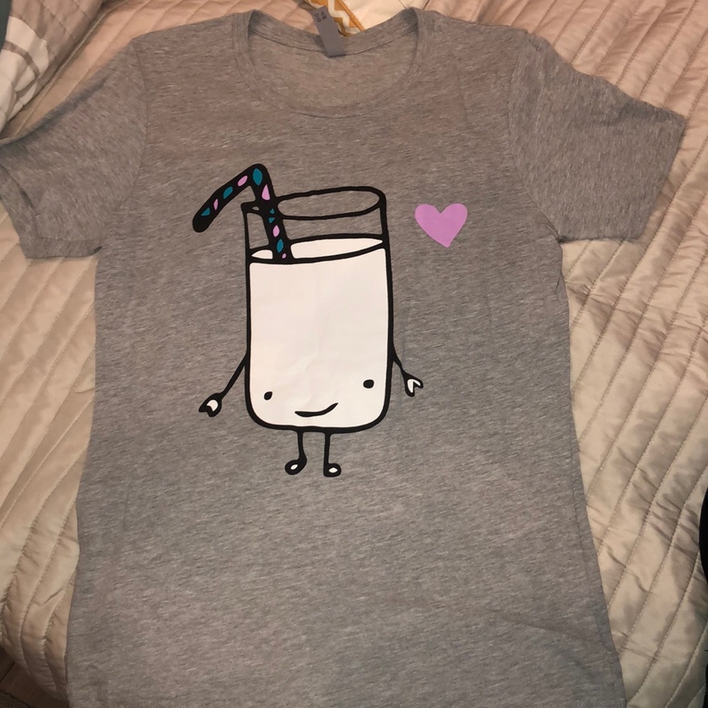 Super Soft Gray Milk T-Shirt